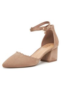 DeeZee Czółenka DF-82574-4 Czarny. Kolor: czarny. Materiał: materiał