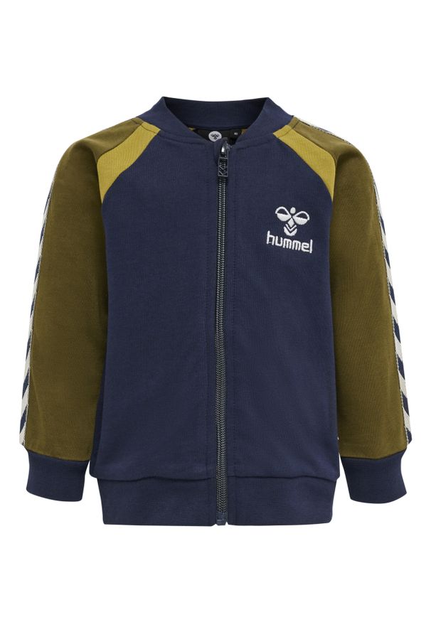 Dziecięca bluza rozpinana Hummel League. Kolor: niebieski. Materiał: dresówka