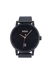 BOSS - Boss Zegarek Confidence 1513810 Czarny. Kolor: czarny