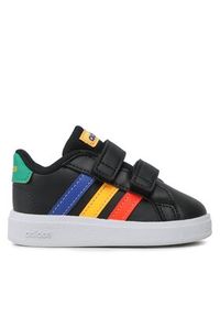 Adidas - adidas Sneakersy Grand Court Lifestyle Hook and Loop Shoes HP8918 Czarny. Kolor: czarny. Materiał: syntetyk #5