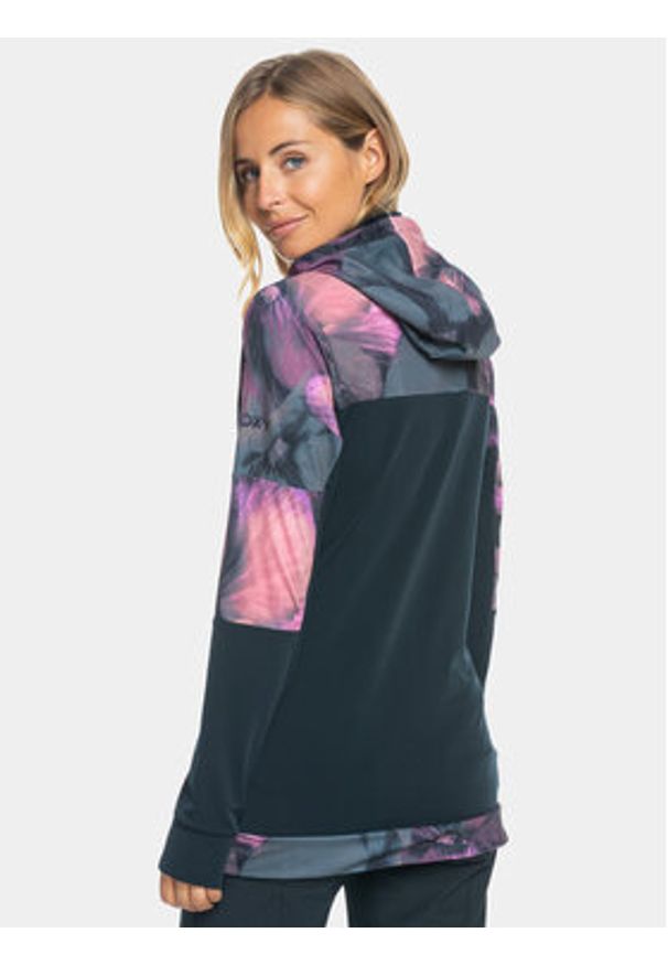 Roxy Bluza Winter Valley Otlr ERJFT04716 Czarny Regular Fit. Kolor: czarny. Materiał: bawełna