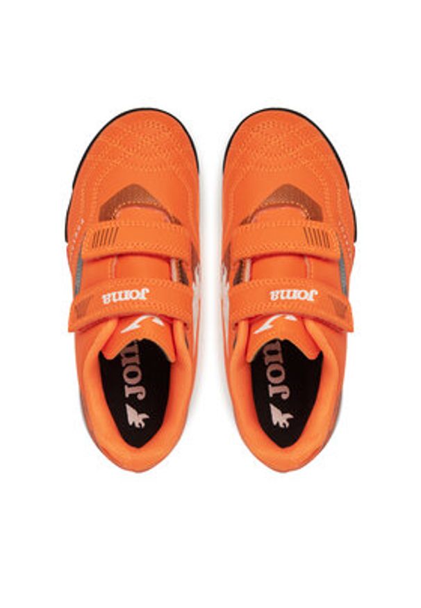Joma Buty do piłki nożnej Powerfull Jr 2508 POJS2508TFV Pomarańczowy. Kolor: pomarańczowy. Materiał: skóra