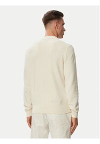 BOSS Sweter H-Lofranco 50565565 Kremowy Regular Fit. Kolor: kremowy. Materiał: bawełna #3