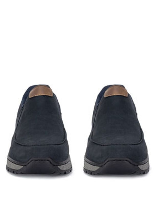 Rieker Półbuty B9062-15 Niebieski. Kolor: niebieski. Materiał: syntetyk