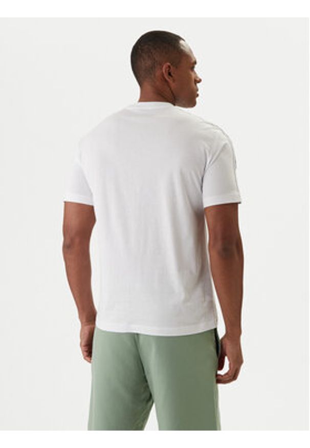 EA7 Emporio Armani T-Shirt 7M001476 AF10375 Biały Regular Fit. Kolor: biały. Materiał: bawełna