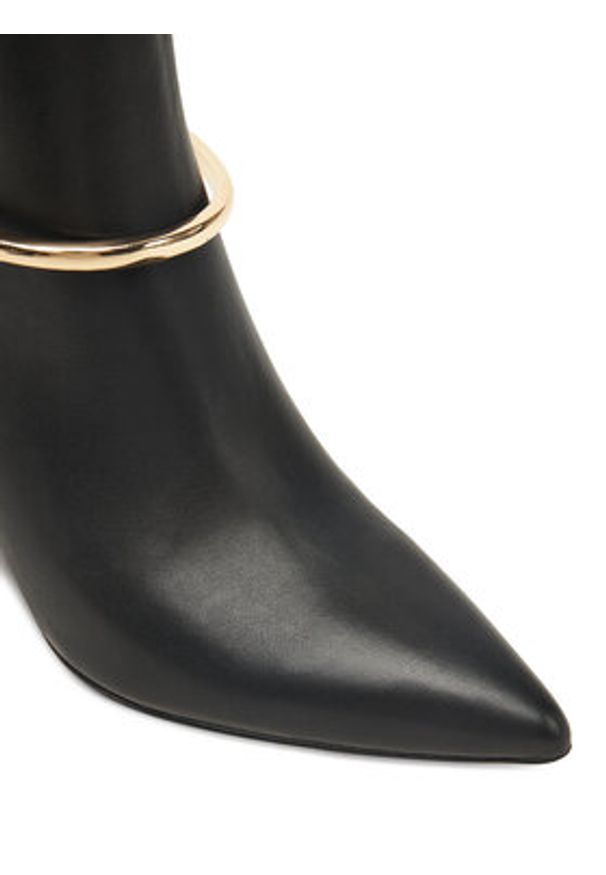 Marciano Guess Botki 5BGZ44 7324A Czarny. Kolor: czarny. Materiał: skóra