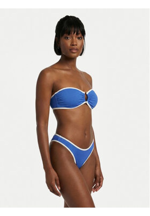 Seafolly Dół od bikini Beach Bound 40753-072 Niebieski. Kolor: niebieski. Materiał: syntetyk