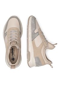 Rieker Sneakersy M0058-60 Beżowy. Kolor: beżowy. Materiał: materiał #7