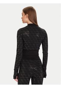 Guess Bluzka W5BP48 K7182 Czarny Slim Fit. Kolor: czarny. Materiał: syntetyk #5