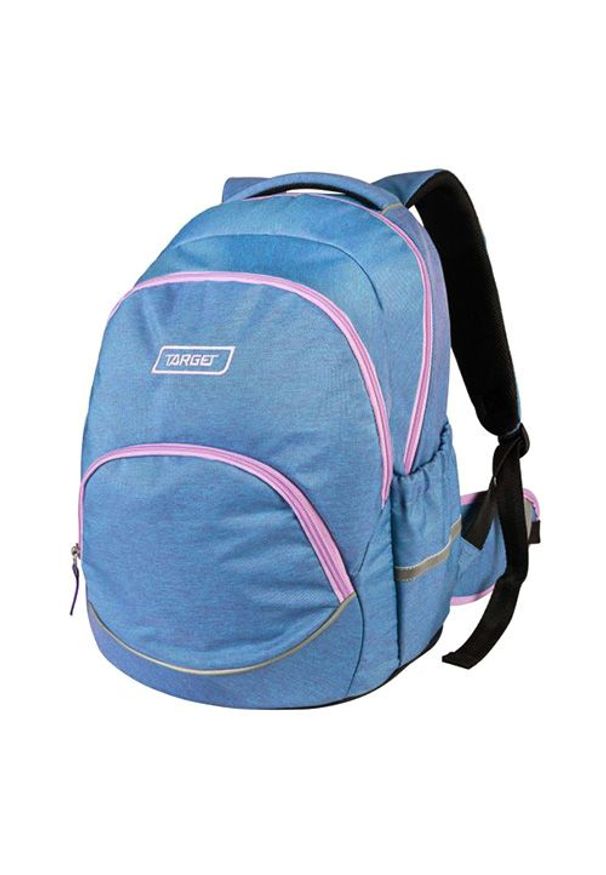 Target Plecak docelowy dla studentów, Jasny niebieski. Kolor: niebieski. Styl: młodzieżowy