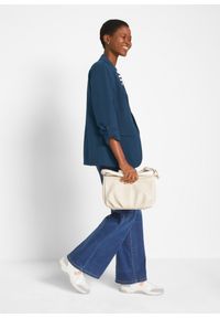 bonprix - Żakiet oversize. Kolor: niebieski. Styl: klasyczny #3