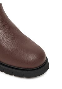 Tommy Jeans Sztyblety Tjw Chelsea Boot Wl EN0EN02826 Brązowy. Kolor: brązowy. Materiał: skóra