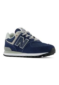 Buty New Balance PC574EVN niebieskie. Okazja: na uczelnię, na co dzień. Kolor: niebieski. Materiał: materiał, zamsz, syntetyk, guma. Szerokość cholewki: normalna. Model: New Balance 574. Sport: turystyka piesza #5