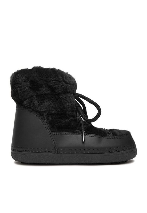 DeeZee Śniegowce NS9034-01 Czarny. Kolor: czarny. Materiał: materiał