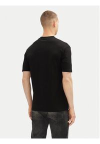 Karl Lagerfeld - KARL LAGERFELD T-Shirt 755156 552235 Czarny Regular Fit. Typ kołnierza: dekolt w karo. Kolor: czarny. Materiał: bawełna #3