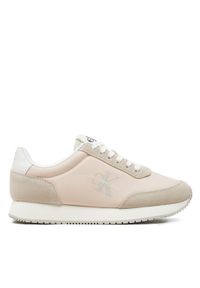 Calvin Klein Jeans Sneakersy Retro Runner Low Lace Ny Ml YW0YW01326 Różowy. Kolor: różowy. Materiał: materiał