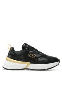 EA7 Emporio Armani Sneakersy X7X007 XK310 K476 Czarny. Kolor: czarny. Materiał: skóra #6