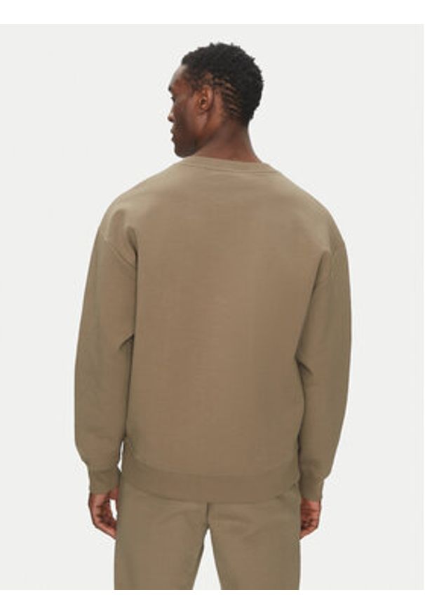 Hugo - HUGO Bluza Dettil 50533689 Brązowy Relaxed Fit. Kolor: brązowy. Materiał: bawełna