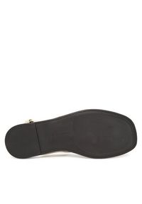 TOMMY HILFIGER - Tommy Hilfiger Sandały Color Block Thong Flat Sandal FW0FW08883 Écru. Materiał: skóra #3