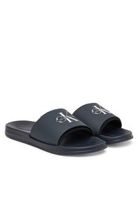 Calvin Klein Klapki Ess Slide Rubber Neoprene HM0HM02229 Granatowy. Kolor: niebieski. Materiał: syntetyk #5