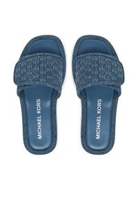 MICHAEL Michael Kors Klapki Van 40S5SKFA2D Niebieski. Kolor: niebieski. Materiał: materiał #4