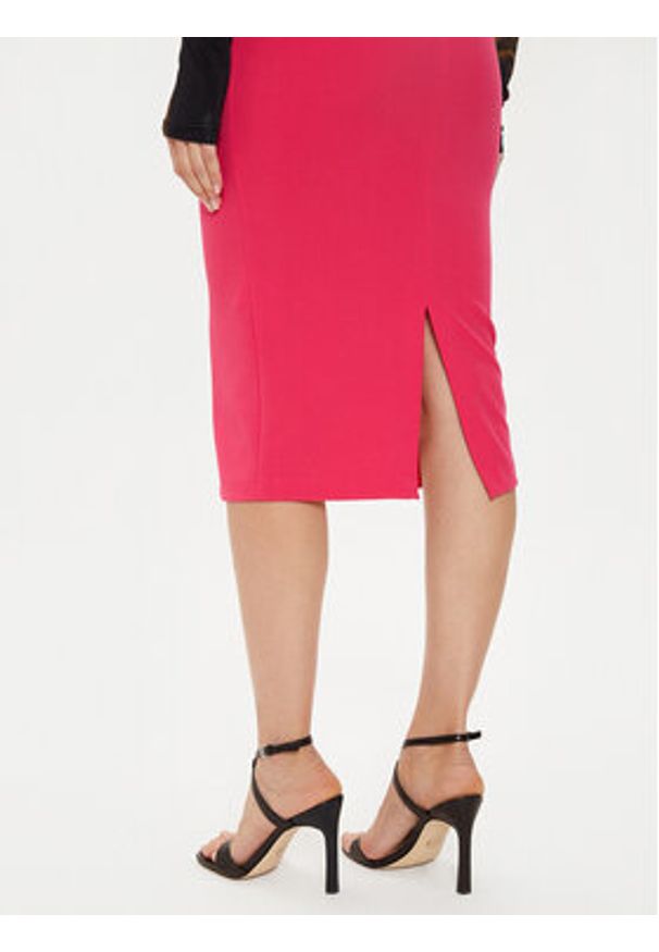 Rinascimento Spódnica ołówkowa CFC0118265003 Różowy Slim Fit. Kolor: różowy. Materiał: syntetyk