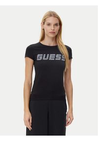 Guess T-Shirt V5GI20 J1314 Czarny Regular Fit. Kolor: czarny. Materiał: bawełna #1