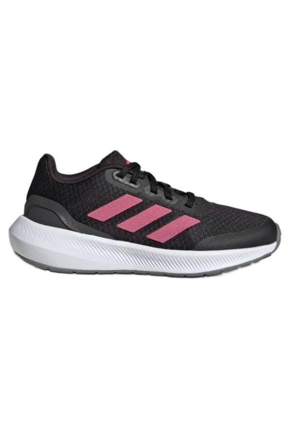 Adidas - Buty adidas Runfalcon 3.0 K Jr HP5838 czarne. Zapięcie: sznurówki. Kolor: czarny. Materiał: guma, materiał. Szerokość cholewki: normalna. Model: Adidas Cloudfoam