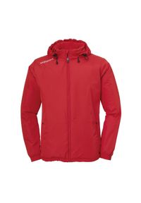 UHLSPORT - Kurtka Uhlsport Essential Coach. Kolor: czarny, czerwony, wielokolorowy. Sport: piłka nożna #1