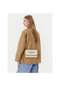 Torebka Lacoste. Kolor: beżowy #1