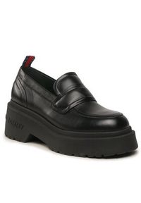 Tommy Jeans Półbuty Tjw Ava Loafer EN0EN02218 Czarny. Kolor: czarny. Materiał: skóra