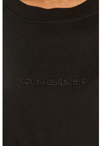 Quiksilver T-shirt damski kolor czarny. Okazja: na co dzień. Kolor: czarny. Materiał: bawełna. Wzór: aplikacja. Styl: casual #5