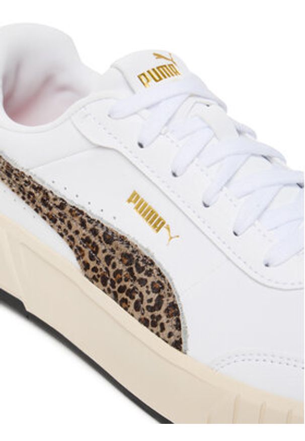 Puma Sneakersy Carina Mia Animal Flair 403515 01 Biały. Kolor: biały. Materiał: skóra