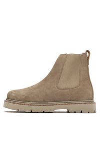 Birkenstock Sztyblety Highwood 1025737 Beżowy. Kolor: beżowy. Materiał: skóra, welur #3
