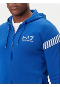 EA7 Emporio Armani Dres 7M000967 AF10377 UB087 Niebieski Slim Fit. Kolor: niebieski. Materiał: bawełna #3