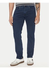 Pierre Cardin Jeansy C7 34510.8147 Granatowy Tapered Fit. Kolor: niebieski