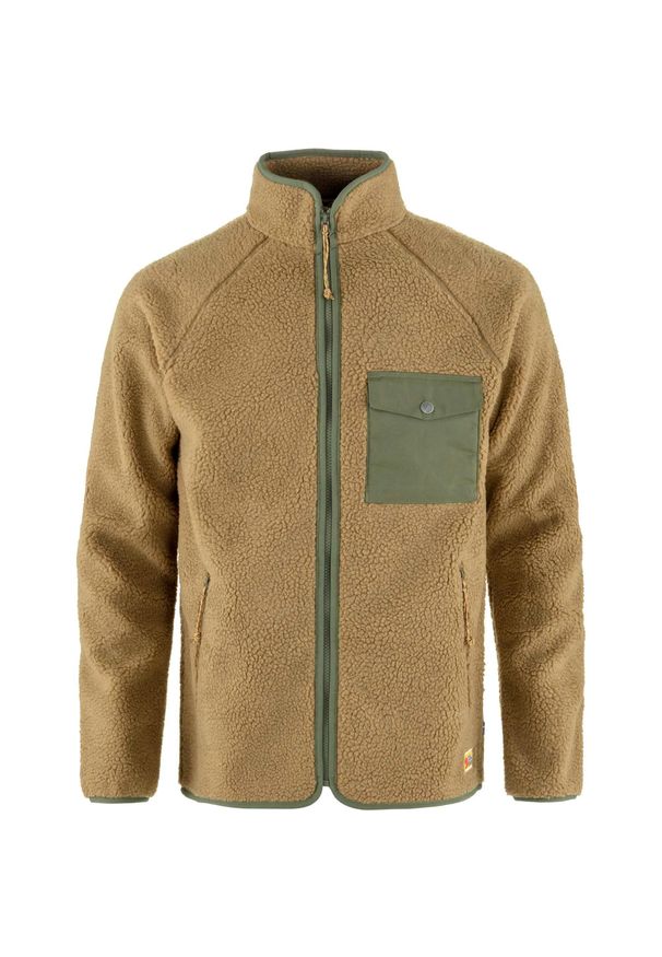 Fjällräven - Bluza Polarowa Fjall Raven Vardag M Dorośli. Kolor: brązowy. Materiał: polar