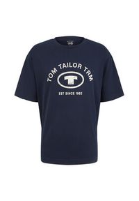 Tom Tailor T-Shirt 1035618 Granatowy Regular Fit. Kolor: niebieski. Materiał: bawełna #3