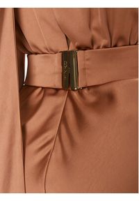 Pinko Sukienka wieczorowa Ansonica Abito 103146 Z345 Brązowy Regular Fit. Kolor: brązowy. Materiał: syntetyk. Styl: wizytowy