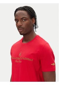 Aeronautica Militare T-Shirt 251TS2410J592 Czerwony Regular Fit. Kolor: czerwony. Materiał: bawełna #5