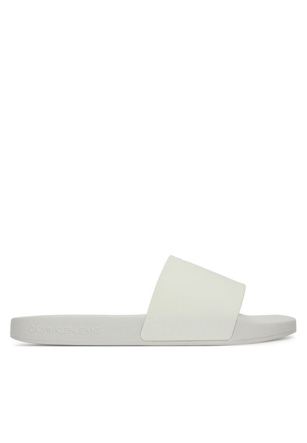 Klapki Calvin Klein Jeans. Kolor: biały