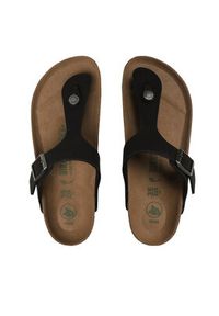 Birkenstock Japonki Gizeh 1020487 Czarny. Kolor: czarny. Materiał: syntetyk