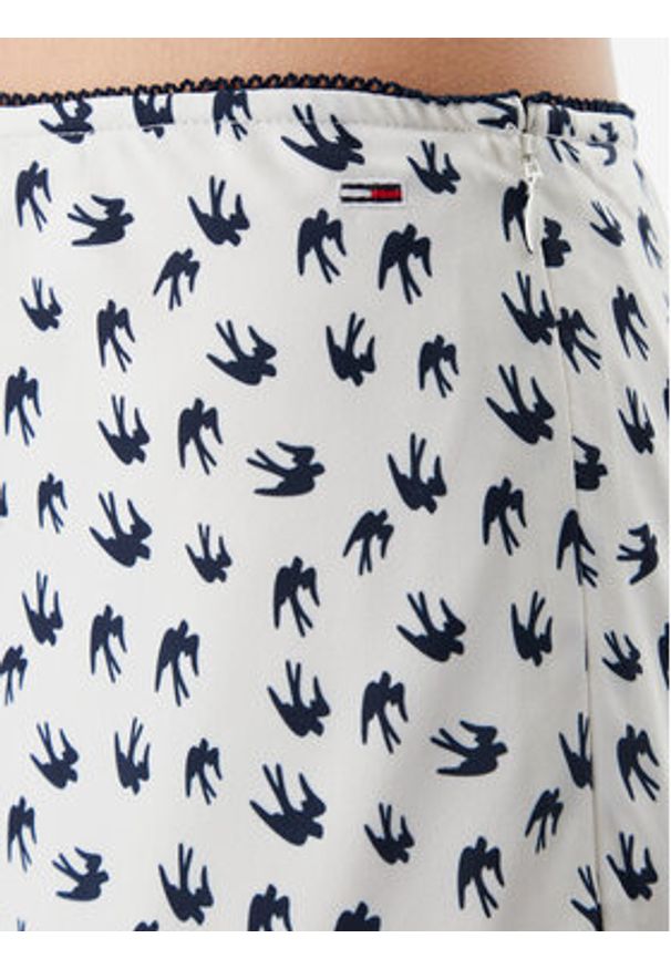 Tommy Jeans Spódnica midi DW0DW20272 Écru Regular Fit. Materiał: syntetyk