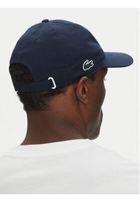 Lacoste T-Shirt TH1044 Biały Regular Fit. Kolor: biały. Materiał: syntetyk, bawełna #6