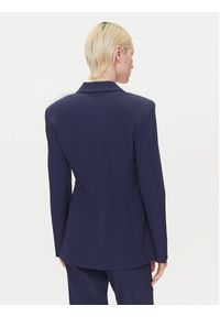 Hugo - HUGO Marynarka Asmalla-1 50533901 Granatowy Slim Fit. Kolor: niebieski. Materiał: syntetyk #5