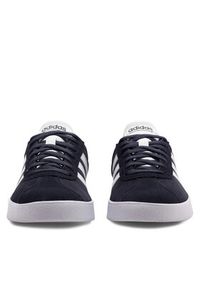 Adidas - adidas Sneakersy VL COURT 2.0 H06113 Granatowy. Kolor: niebieski. Materiał: skóra