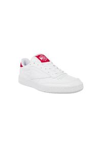 Buty do chodzenia męskie Reebok Club C 85 EL. Zapięcie: sznurówki. Kolor: biały. Materiał: materiał, syntetyk, tkanina. Szerokość cholewki: normalna. Model: Reebok Club. Sport: turystyka piesza
