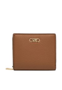 MICHAEL Michael Kors Mały Portfel Damski 32S5G8ED1L Brązowy. Kolor: brązowy. Materiał: skóra