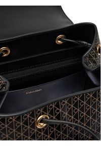 Calvin Klein Plecak Emblem Aop Flap Backpack LV04F3271G Czarny. Kolor: czarny. Materiał: skóra #3