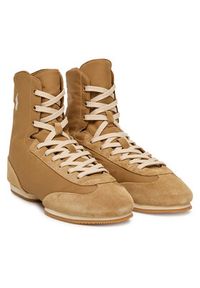 Polo Ralph Lauren Sneakersy 804959093005 Beżowy. Kolor: beżowy. Materiał: zamsz, skóra #6